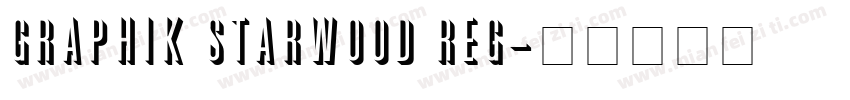 Graphik Starwood Reg字体转换